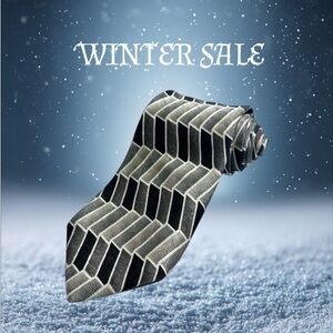 MEN'S NECKTIE - MOSA { TOTAL LENGHT: 57 ¼ / 57 ½ } GOLD & BROWN